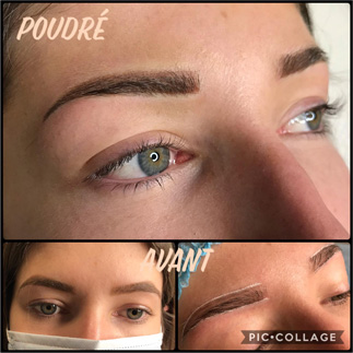 poudré sourcils